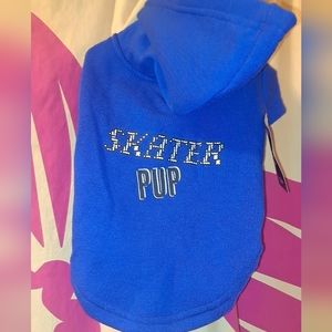 Adorable skater pup hoodie